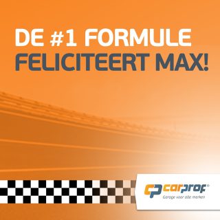 Trots! Als #1 garageformule van Nederland feliciteren we onze Max met deze wereldtitel! Een prestatie dankzij techniek, innovatie en vakmensen op het hoogste niveau. En… met een geweldige passie voor auto’s. Dat herkennen wij!